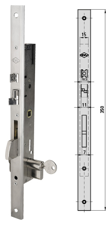 Cerraduras para puertas correderas CVL Slide&Lock Serie 1T8